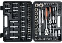 STHOR ZESTAW KLUCZY NASADOWYCH NARZĘDZI 94szt 1/4'' 1/2'' KLUCZE BITY TORX