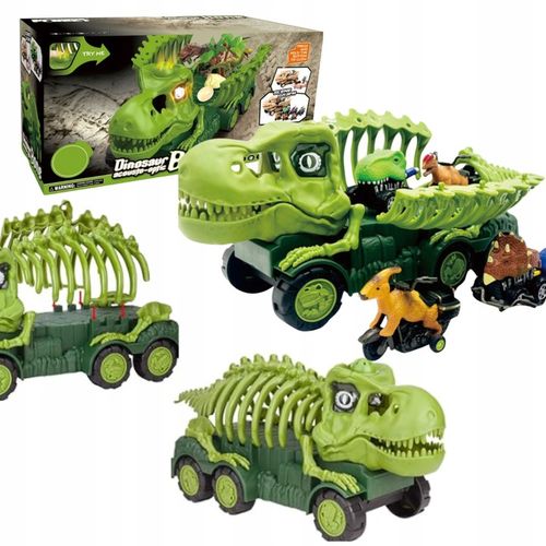 Auto transporter DINOZAUR interaktywny w zestawie z Quadem i motorem na Arena.pl