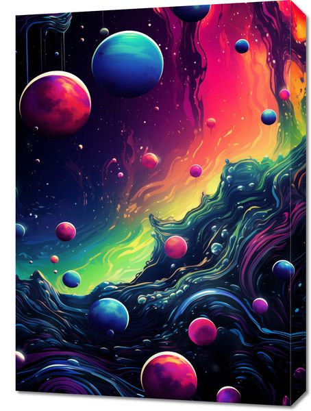 Obraz 50x70cm Kalejdoskop Galaktyk zdjęcie 1