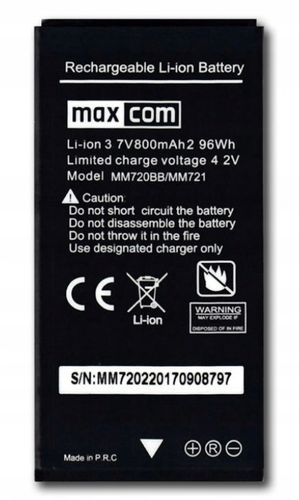 ORYGINALNA BATERIA do MAXCOM MM720 MM721 800 mAh na Arena.pl
