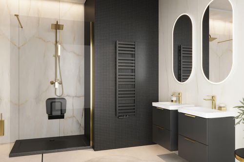 Volaro 2.0 zestaw zintegrowany termostat grzejnikowy lewy, czarny mat na Arena.pl