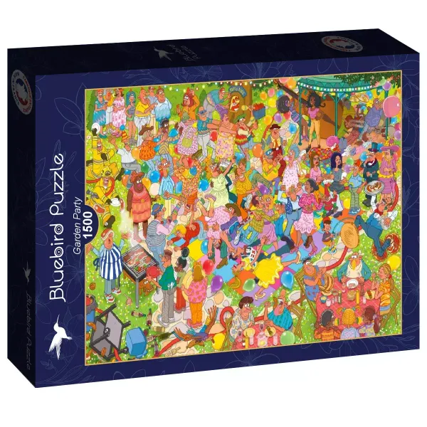 Puzzle 1500 elementów. Impreza w ogrodzie zdjęcie 1