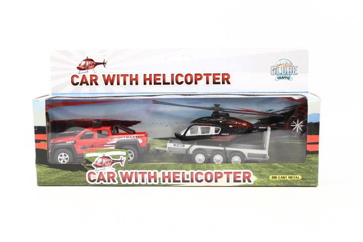 Auto terenowe z helikopterem 35cm 520249 zdjęcie 1