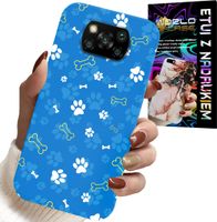 ETUI DO XIAOMI POCO X3 - ŁAPKI KOŚCI PIES PATROL WZORY DLA DZIECI