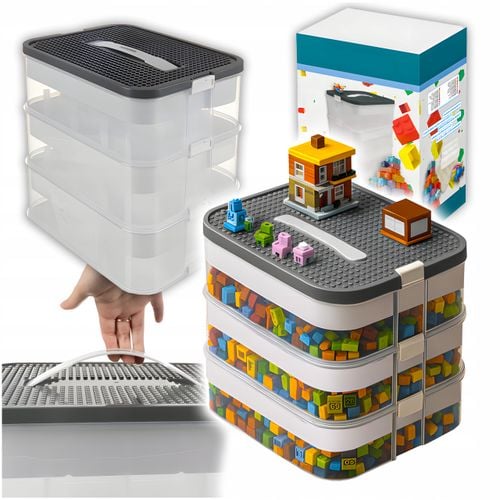 pudełko na klocki- 3 poziomy 22l kruzzel 25757 na Arena.pl