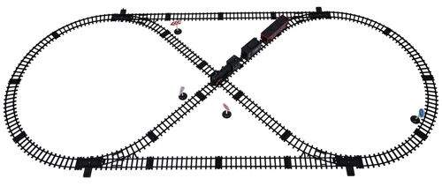 Kolejka Z Pociągami Z Funkcją Dymu, Świateł I Dźwięku na Arena.pl