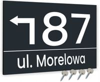 Tabliczka Tablica ADRESOWA ALUMINIOWA KIERUNKOWA