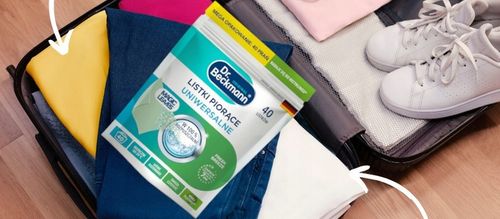 Dr. Beckmann MAGIC LEAVES Chusteczki Listki Piorące do Prania Uniwersal x40 na Arena.pl