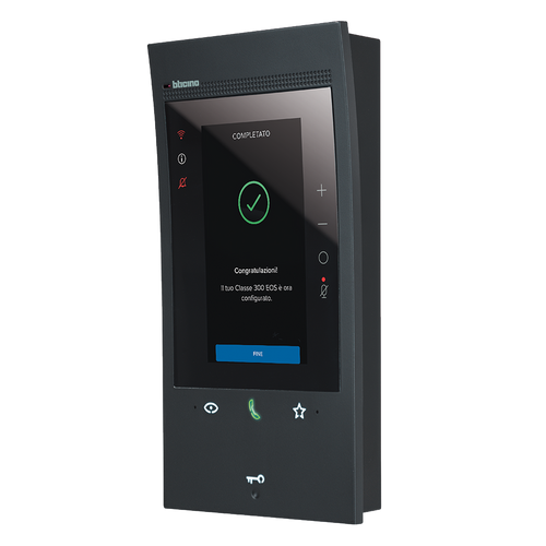 Panel wewnętrzny Classe 300EOS with Netatmo, Wi-Fi czarny z asystentem głosowym Alexa i pętlą indukcyjną Legrand 344884 na Arena.pl