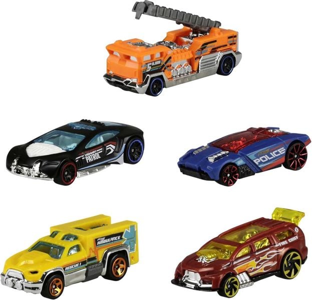 Hot Wheels Zestaw 5-pack samochodzików zdjęcie 3