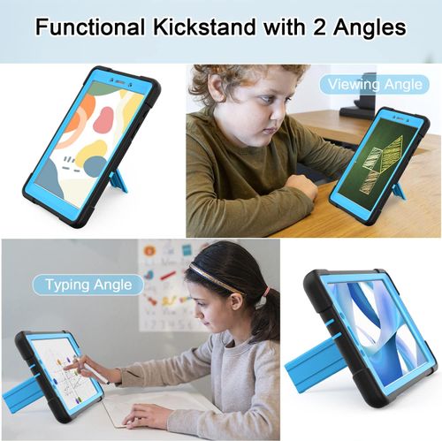 Etui do Samsung Galaxy Tab A 8.4'' z Podstawką Czarno-niebieskie na Arena.pl