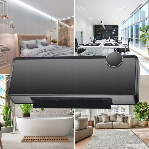 Kurtyna powietrzna szklana GlassAir 2000W grzejnik elektryczny WiFi na Arena.pl