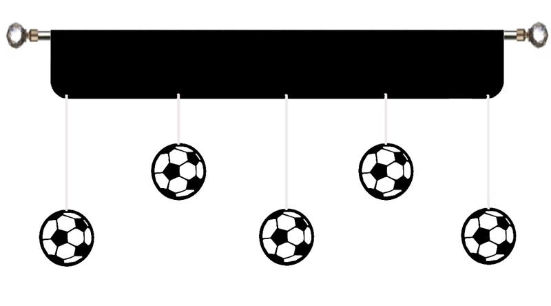 Firana PANEL football PIŁKI do chłopca młodzieżowa zdjęcie 1