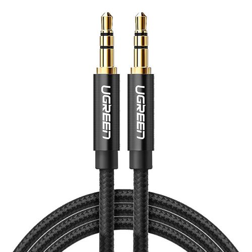 kabel mini jack 3,5mm ugreen av112, aux, 2m (czarny) na Arena.pl