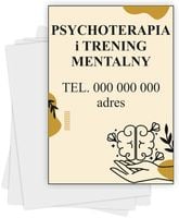 Ulotki A4 reklamowe firmowe 5000 szt PSYCHOTERAPIA TRENING MENTALNY