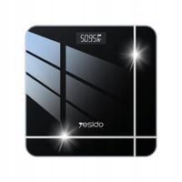 Yesido Waga Łazienkowa MG09 do 150kg Elektroniczna, BLACK / CZARNY