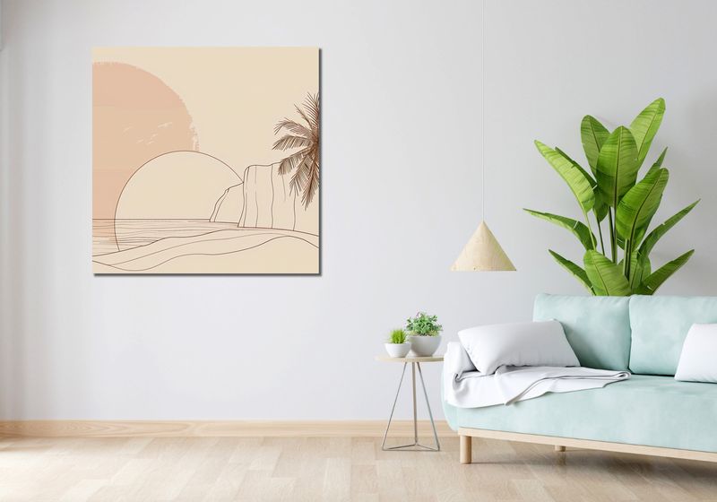 Obraz 100x100cm Szept Tropików zdjęcie 2