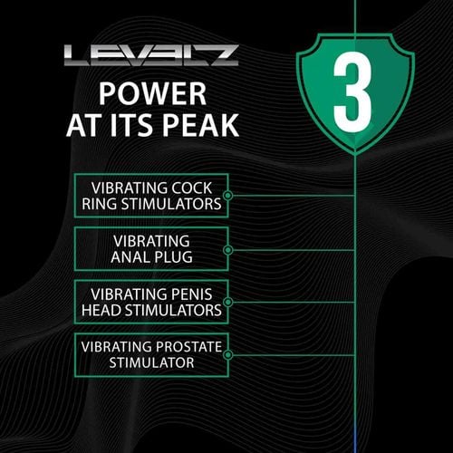 vibrating silicone anal plug with loop - black na Arena.pl