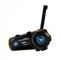 2 x Interkom motocyklowy Fodsports FX8 Pro (czarny)