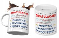 Pożegnanie Z Pracy Zestaw Kubek + Skarbonka Z Nadrukiem Ze Zdjęciem