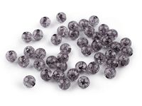 CRACKLE PLASTIK ANTRACYT 8MM 20SZT