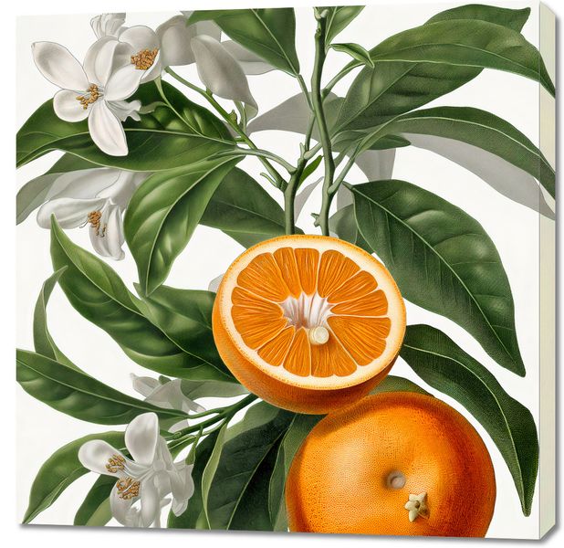 Obraz 90x90cm Dojrzałość Pomarańczy zdjęcie 1