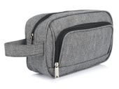 KOSMETYCZKA męska saszetka torba podróżna V391 szara