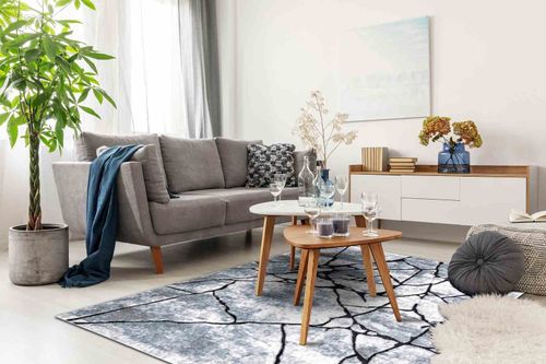 RUG/LU/VERS/CRACKS/GREY+BLUE/120x170 na Arena.pl