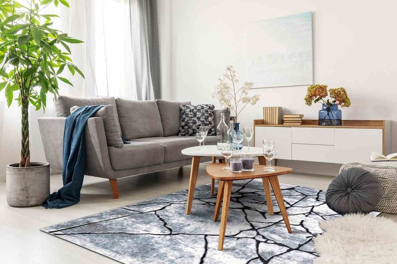 RUG/LU/VERS/CRACKS/GREY+BLUE/120x170 zdjęcie 4