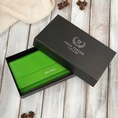 klasyczny portfel damski skórzany duży zielony paolo peruzzi al-01-gr