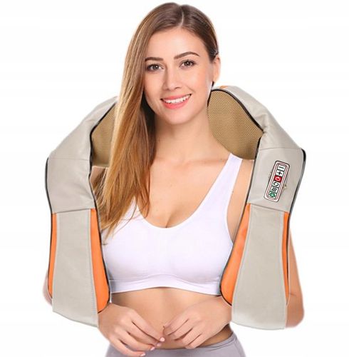 MASAŻER DO KARKU SZYI PLECÓW KRĘGOSŁUPA NÓG PAS MASUJĄCY SHIATSU KARK na Arena.pl