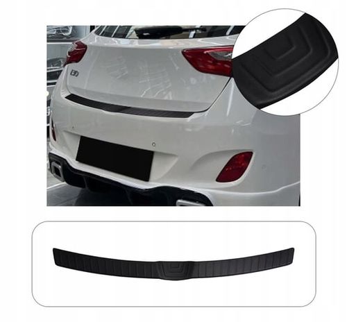 HYUNDAI i30 SW AB 2012 Listwa Nakładka na Zderzak Tylni Czarna ABS na Arena.pl