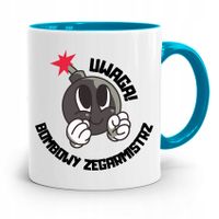 Kubek Błękitny Dla Zegarmistrza Bombowy Prezent Z Nadrukiem Ze Zdjęciem