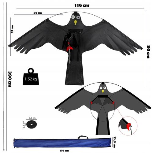 ODSTRASZACZ PTAKÓW GOŁĘBI LATAWIEC JASTRZĄB MASZT na Arena.pl