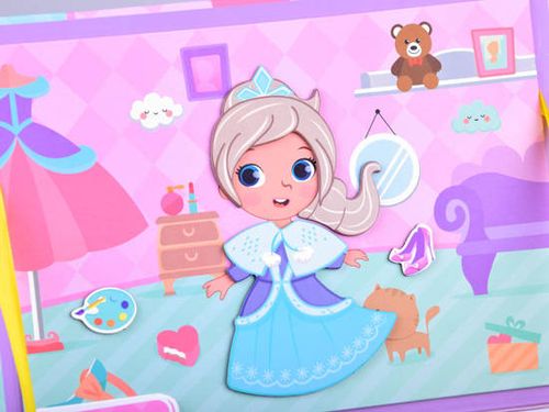 Książka układanka magnetyczna Lalka ubrania na Arena.pl