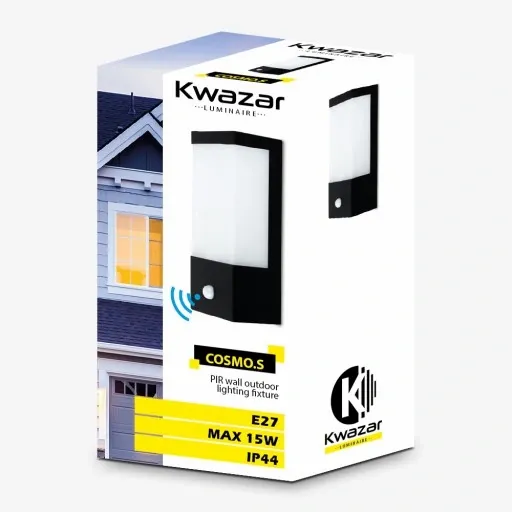 LAMPA Z CZUJNIKIEM RUCHU I ZMIERZCHU KINKIET ZEWNETRZNY DO LED E27 zdjęcie 2