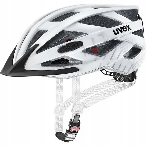 KASK ROWEROWY UVEX CITY i-vo 52-57cm BIAŁO-CZARNY zdjęcie 1
