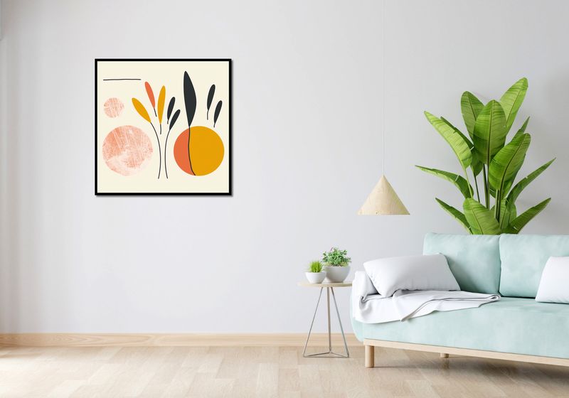 Plakat 80x80cm Słoneczne Refleksy zdjęcie 4
