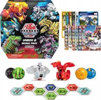 BAKUGAN Evolutions ZESTAW BITEWNY BAKUGANY 6-PAK + AKCESORIA PREZENT DZIECI