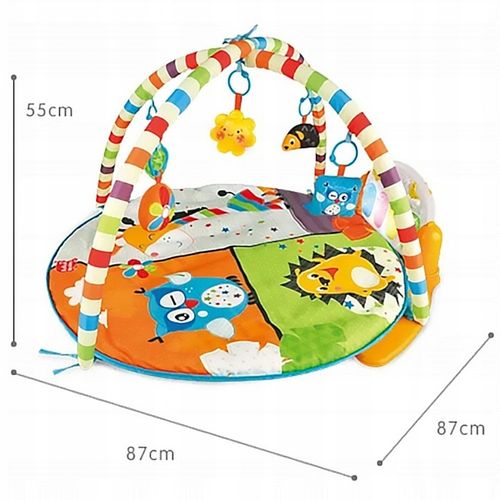 MATA EDUKACYJNA DUŻA INTERAKTYWNA PIANINKO 3w1 DLA DZIECI na Arena.pl