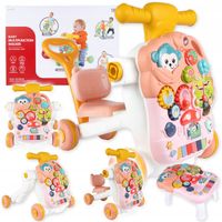 CHODZIK JEŹDZIK PCHACZ INTERAKTYWNY STOLIK PANEL EDUKACYJNY DLA DZIECI 4W1