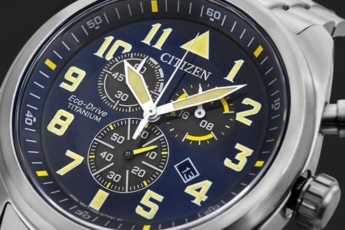 zegarek męski citizen super titanium eco-drive at2480-81l + box na Arena.pl