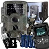 FOTOPUŁAPKA KAMERA MYŚLIWSKA LEŚNA IR PL MENU IP65 KARTA 32GB +