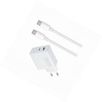 Szybka ładowarka 45W z kablem 1m 2 wejścia do Xiaomi Redmi Note 8