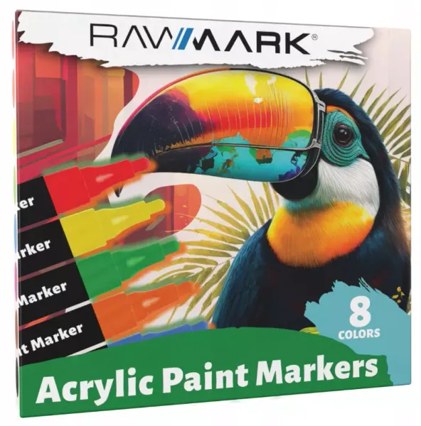 Markery akrylowe (8 sztuk) zdjęcie 1