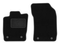 Dywaniki przednie welurowe do: Audi A1 8X 2010- hatchback czarne