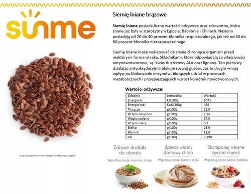 SIEMIĘ LNIANE 5kg Brązowe Naturalne Czyste Ziarno Kraj POLSKA jakość na Arena.pl