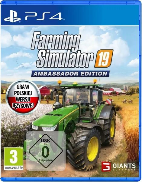 FARMING SIMULATOR 19 Symulator farmy 2019 Ambassador Edition - PL - PS4/PS5 zdjęcie 1