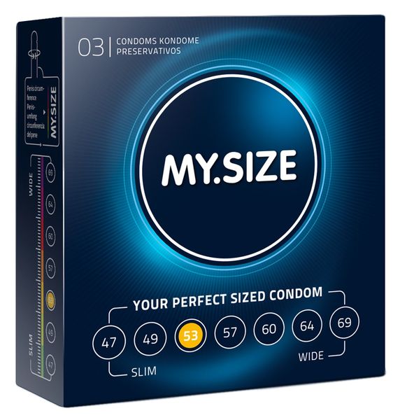 Prezerwatywy MY.SIZE 53 (3 szt) zdjęcie 1