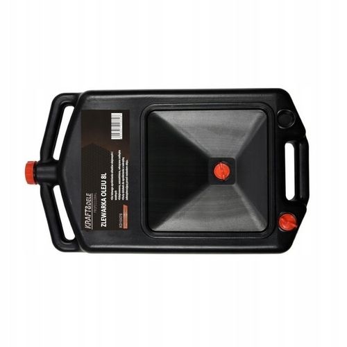 ZLEWARKA DO OLEJU 8L ZBIORNIK MISA POJEMNIK Z KORKIEM DO SPUSZCZANIA PŁYNÓW na Arena.pl